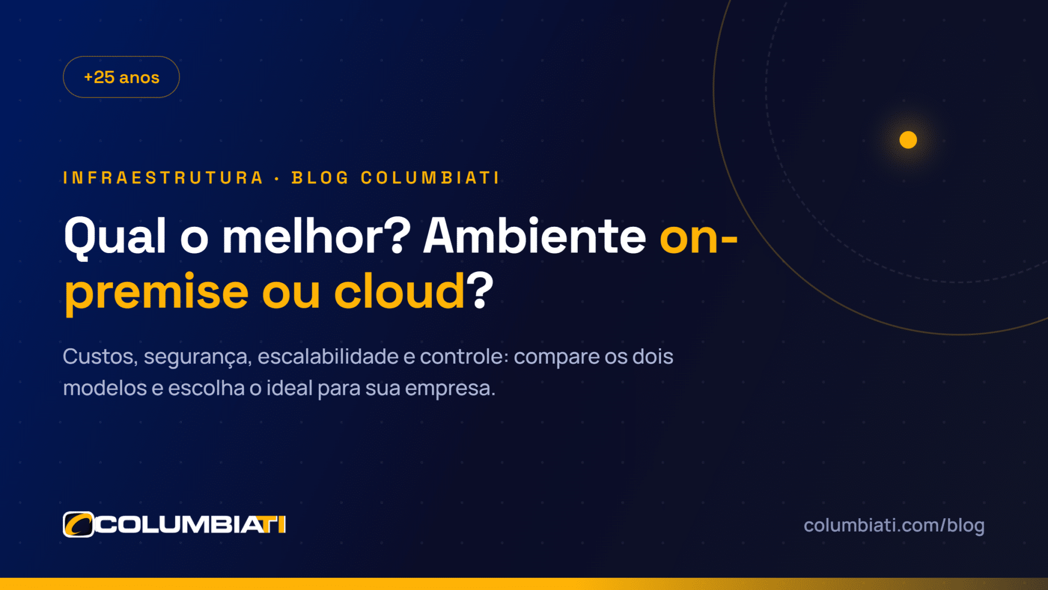 Qual o Melhor? Ambiente On-premise ou Cloud? Qual o Melhor? Ambiente On-premise ou Cloud?